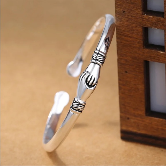 Jewelry - Together Sterling Silver Hand Bracelet